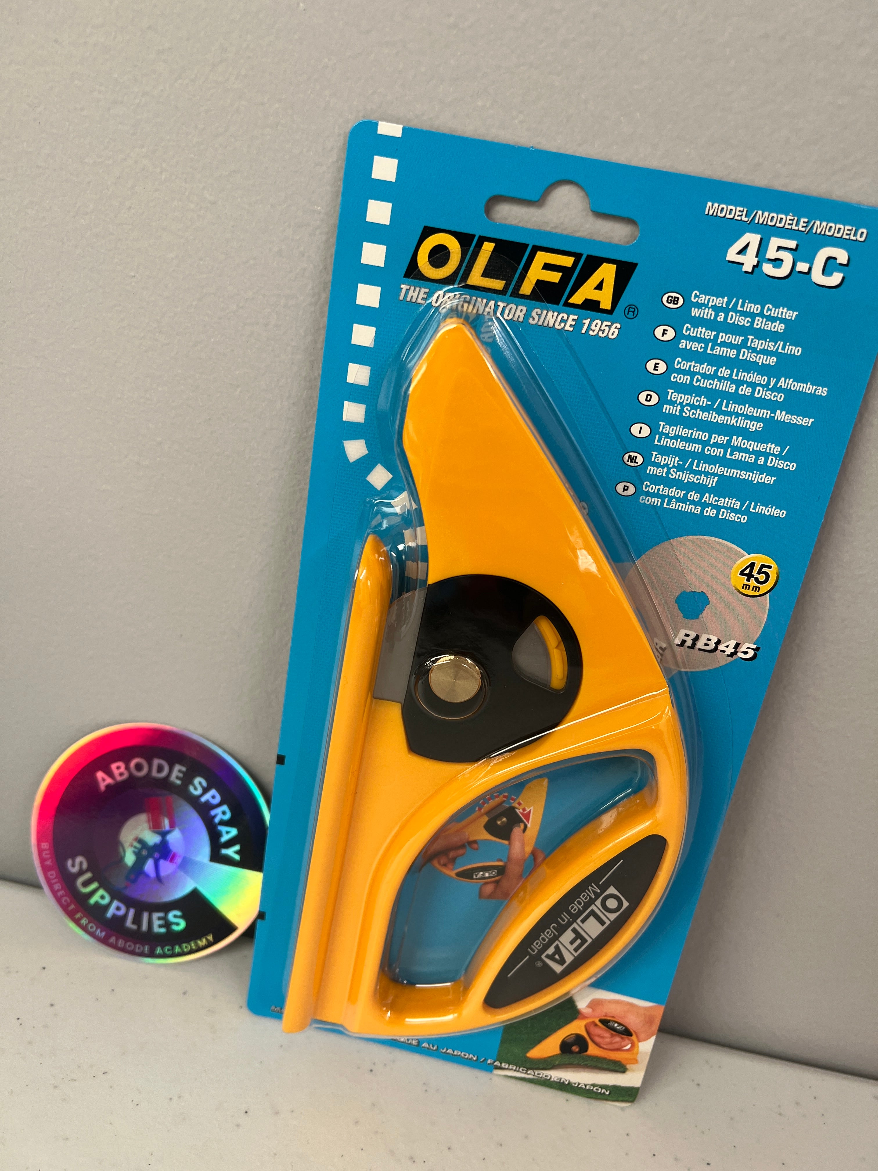 Olfa Slimline stainless steel 9mm graphics cutter SAC-1